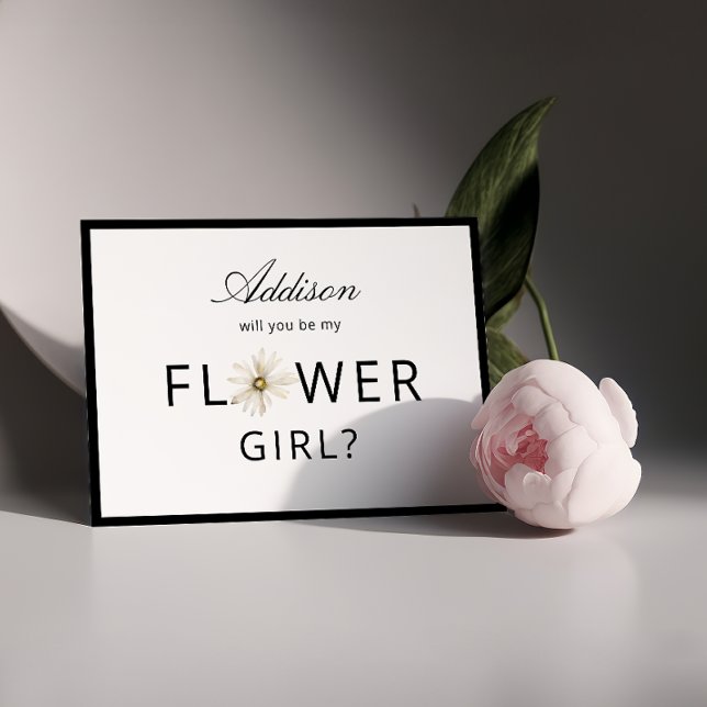 Tarjeta de propuesta para niña de las flores minim (Subido por el creador)
