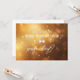 Tarjeta de propuesta para portador de anillos card