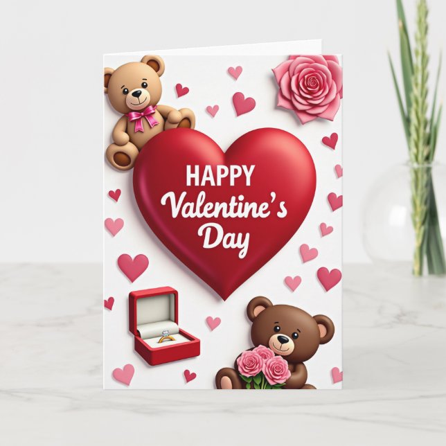 Tarjeta de Propuesta Romántica (Anverso)