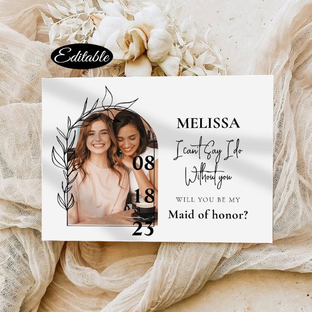 Tarjeta de propuesta romántica mínima para la dama (Subido por el creador)