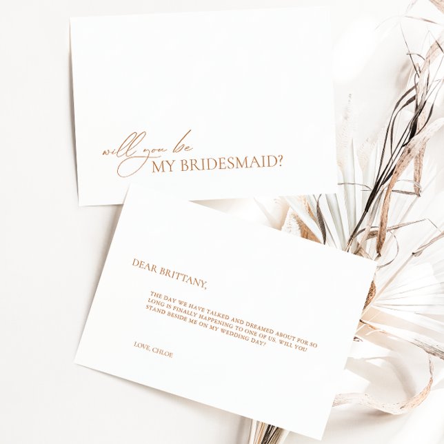 Tarjeta de propuesta simple y elegante para la dam (Subido por el creador)