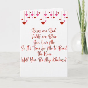 Tarjeta de propuesta temática de Game of Thrones p