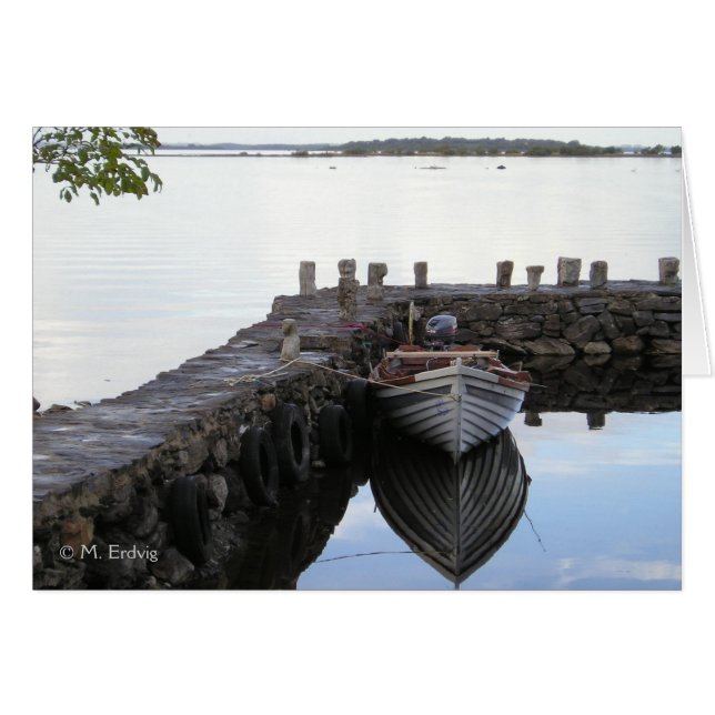 Tarjeta de Proverbio Irlandesa Safe Harbor (Anverso (Horizontal))