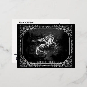 Tarjeta de publicación de David del Relieve metali