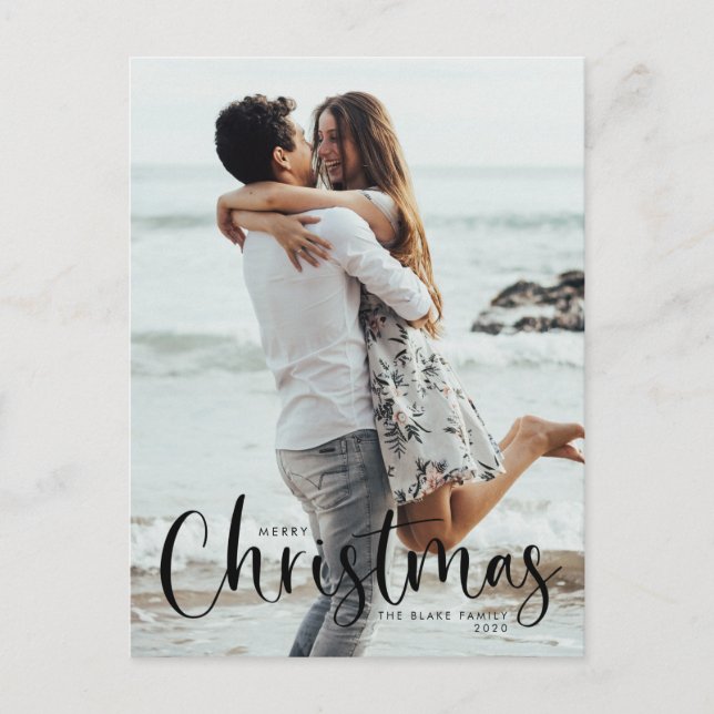 Tarjeta de publicación de fotos de vacaciones | Na (Anverso)