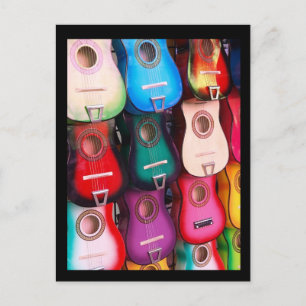 Tarjeta de publicación de música de guitarra