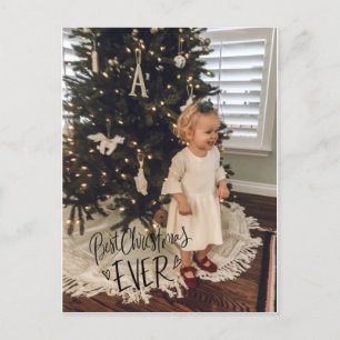 Tarjeta de publicación de Navidades de fotos de ag