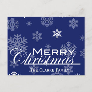 Tarjeta de publicación de Navidades de saludos de