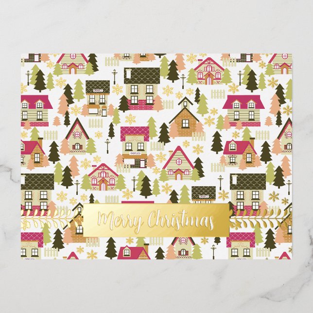 Tarjeta de publicación de vacaciones de Relieve me (Anverso)