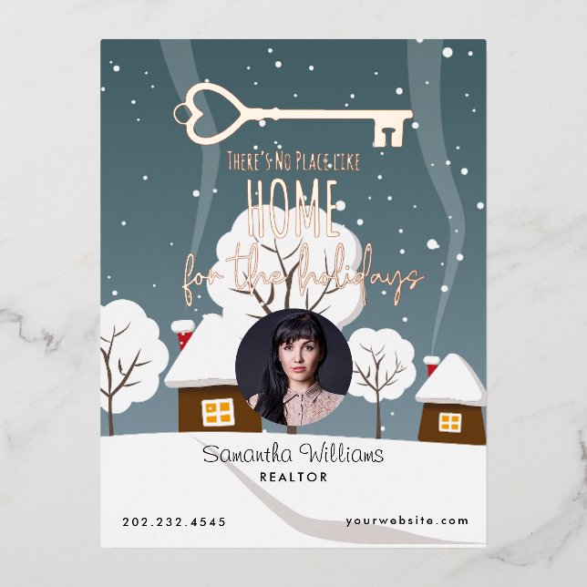 Tarjeta de publicación de vacaciones para promotor (Anverso)