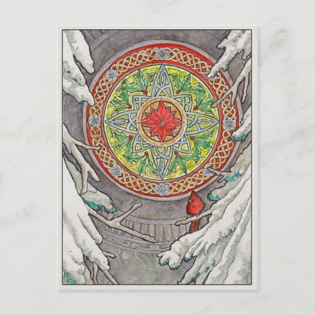 Tarjeta de publicación de ventana de diciembre (Anverso)