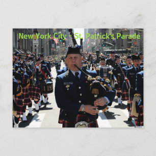 Tarjeta de publicación del Desfile de St Patrick e