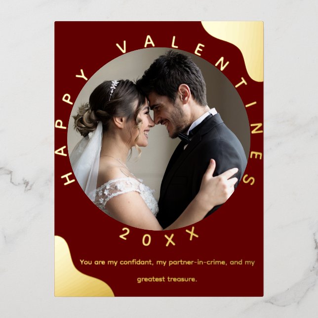 Tarjeta de publicación San Valentín, simple Reliev (Anverso)