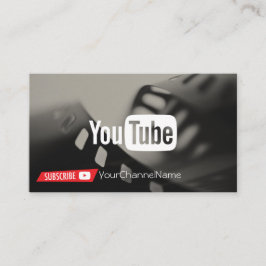 Tarjeta de publicidad de canal