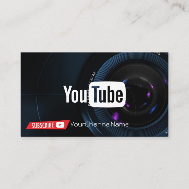 Tarjeta de publicidad de canal (Anverso)