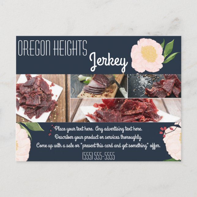 Tarjeta de publicidad de negocios Cosmos rosados b (Anverso)