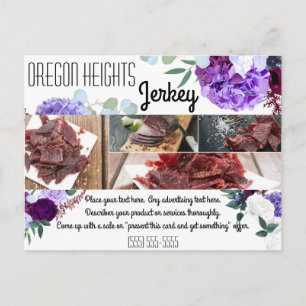 Tarjeta de publicidad de negocios Lavanda Hibiscus