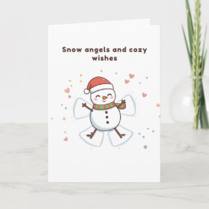 Tarjeta de Puchi Dōshi Ángeles de nieve y deseos a