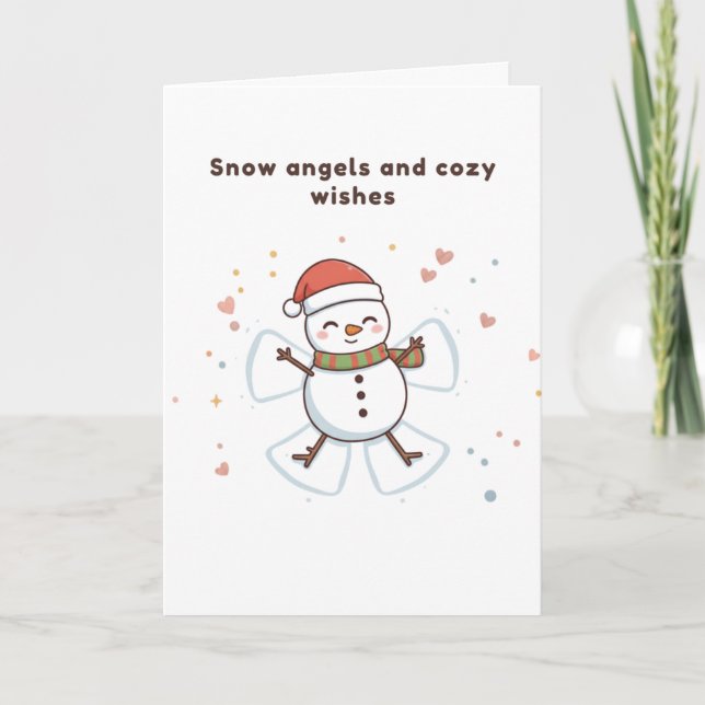 Tarjeta de Puchi Dōshi Ángeles de nieve y deseos a (Anverso)
