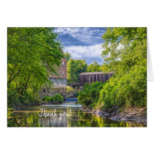 Tarjeta de puente cubierta Bollinger Mill & Burfor