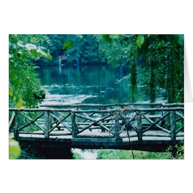 tarjeta de puente tranquilo (Anverso (Horizontal))