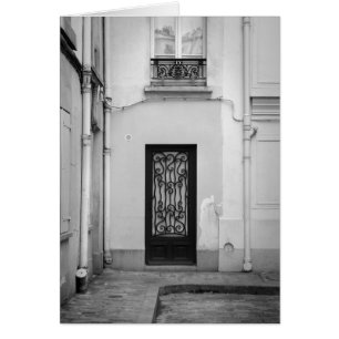Tarjeta de puerta de hierro de Montmartre