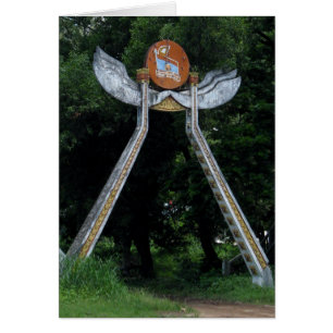 Tarjeta de puerta de Laotian