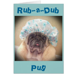 Tarjeta de pug