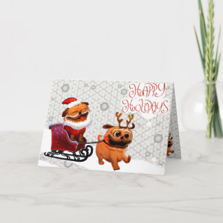 Tarjeta de PuGreeting del día de fiesta