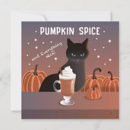 tarjeta de Pumpkin Spice