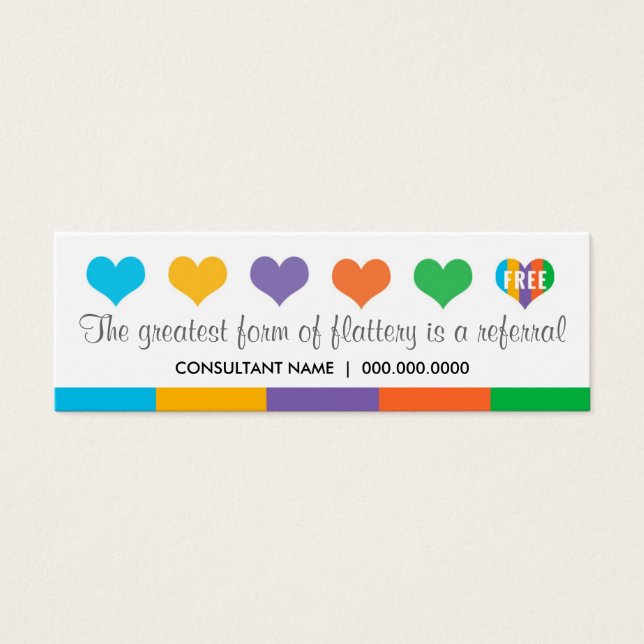Tarjeta de punción de referencia (Frente)