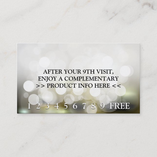 tarjeta de punteo con luces intermitentes (Reverso)