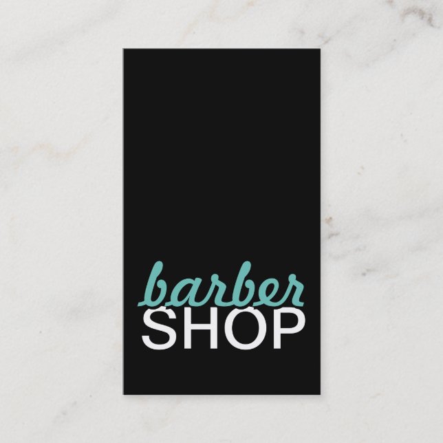 tarjeta de punteo de barbershop (Anverso)