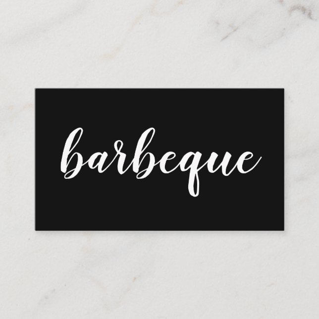 Tarjeta de punteo de lealtad BARBEQUE (Anverso)