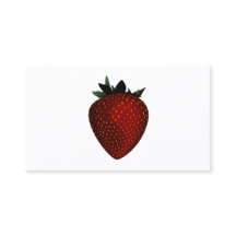 tarjeta de punteo de lealtad de fresas