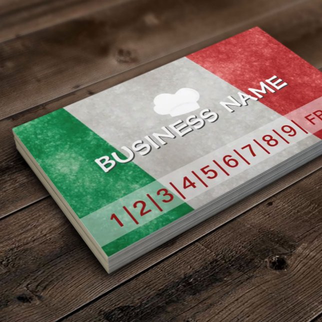 Tarjeta de puntería de fidelidad de Pizza Business (Subido por el creador)