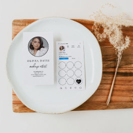 Tarjeta de puntería de lealtad de código QR para e