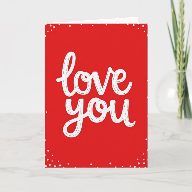 Tarjeta de puntos de amor romántico (Anverso)