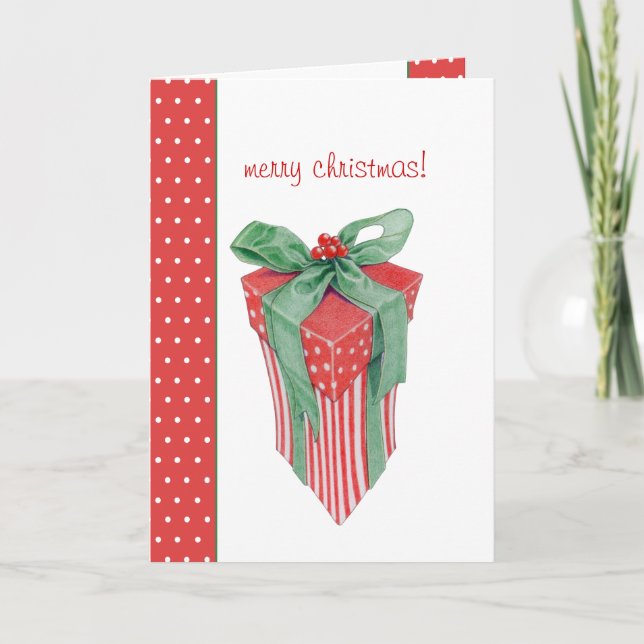 Tarjeta de puntos de regalo para Navidades (Anverso)