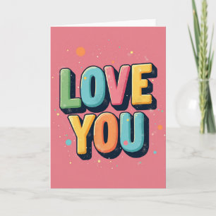 Tarjeta de puntos Simple Te Amo
