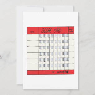 Tarjeta de puntuación