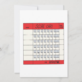 Tarjeta de puntuación