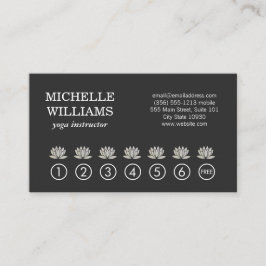 Tarjeta de puntuación de meditación de flor de Lot