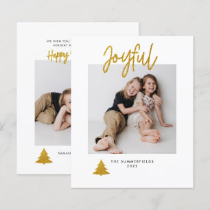 Tarjeta de Purpurina navideño de Navidades de foto