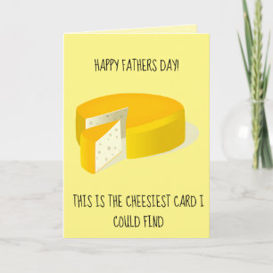 Tarjeta de queso personalizable para el día del pa