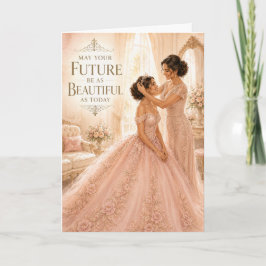 Tarjeta de Quinceañera de Futuro Hermoso