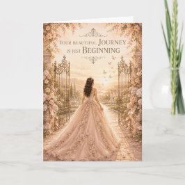Tarjeta de Quinceañera: Tu Hermoso Viaje Comienza
