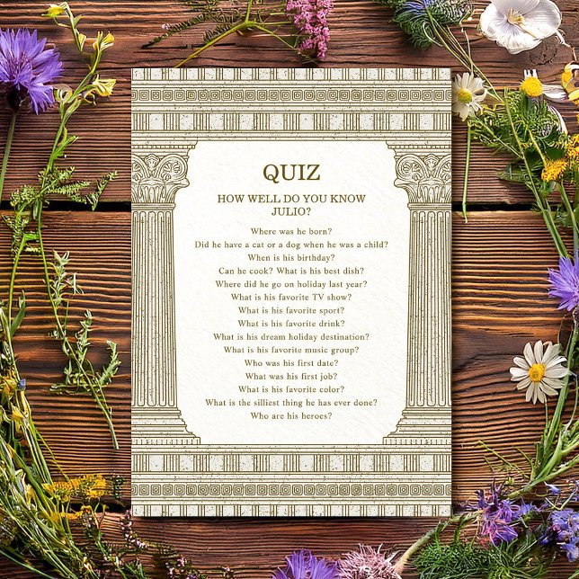 Tarjeta de Quiz de Toga de Fiesta (Subido por el creador)