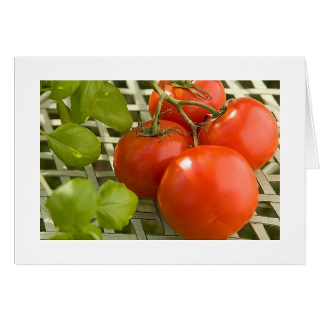 Tarjeta de racimo de tomate (Anverso (Horizontal))