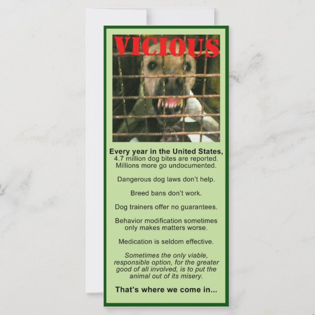 Tarjeta de rack Bite Me (Anverso)